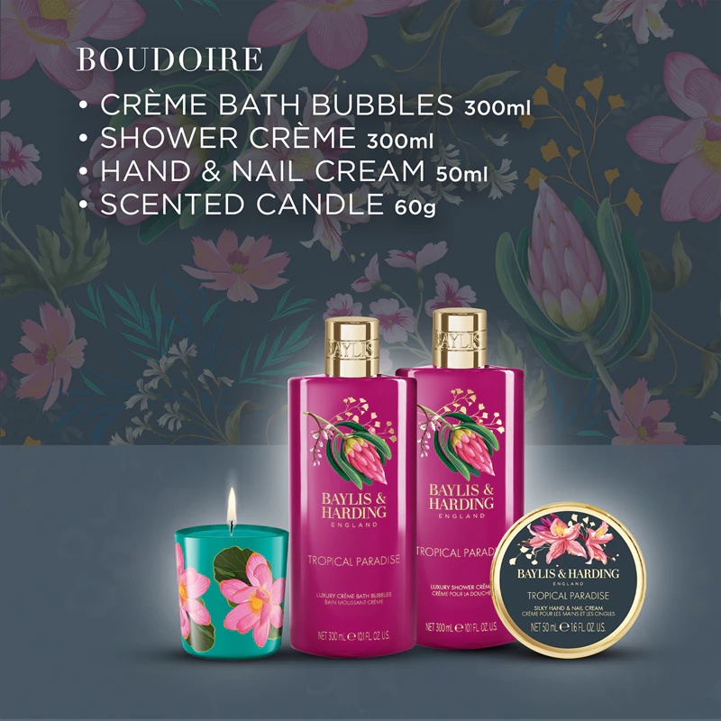 Поклон сет „Тропски рај“ компаније Baylis & Harding Boudoire