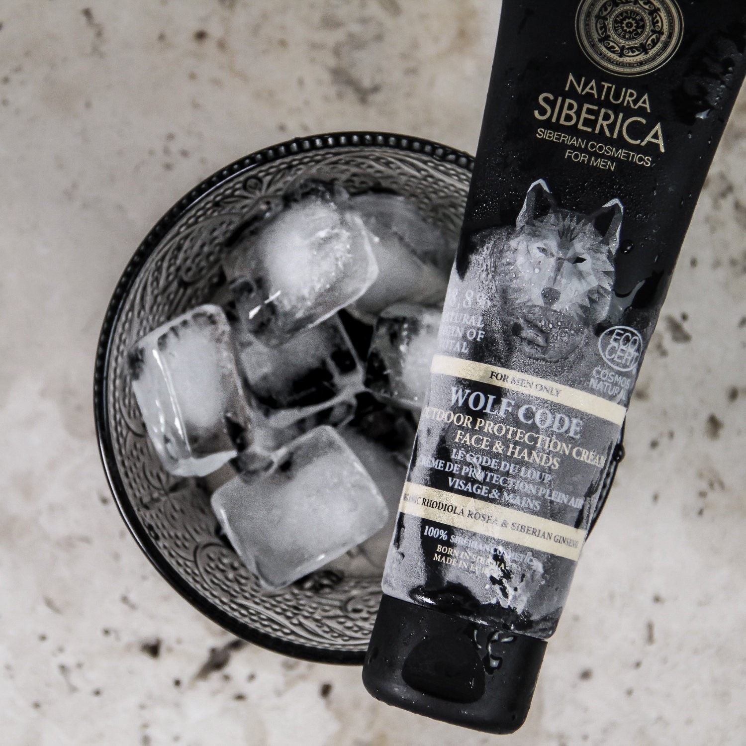 Natura Siberica Crème Visage & Mains 2 en 1 Le Code du Loup