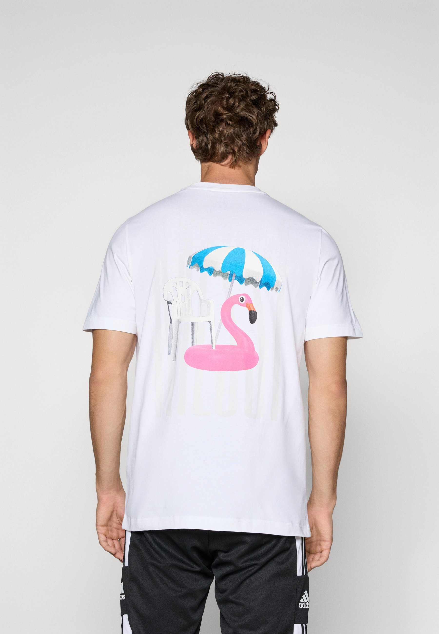 adidas Performance MESSI ICON GRAPHIC T-SHIRT - T-shirt met print - wit