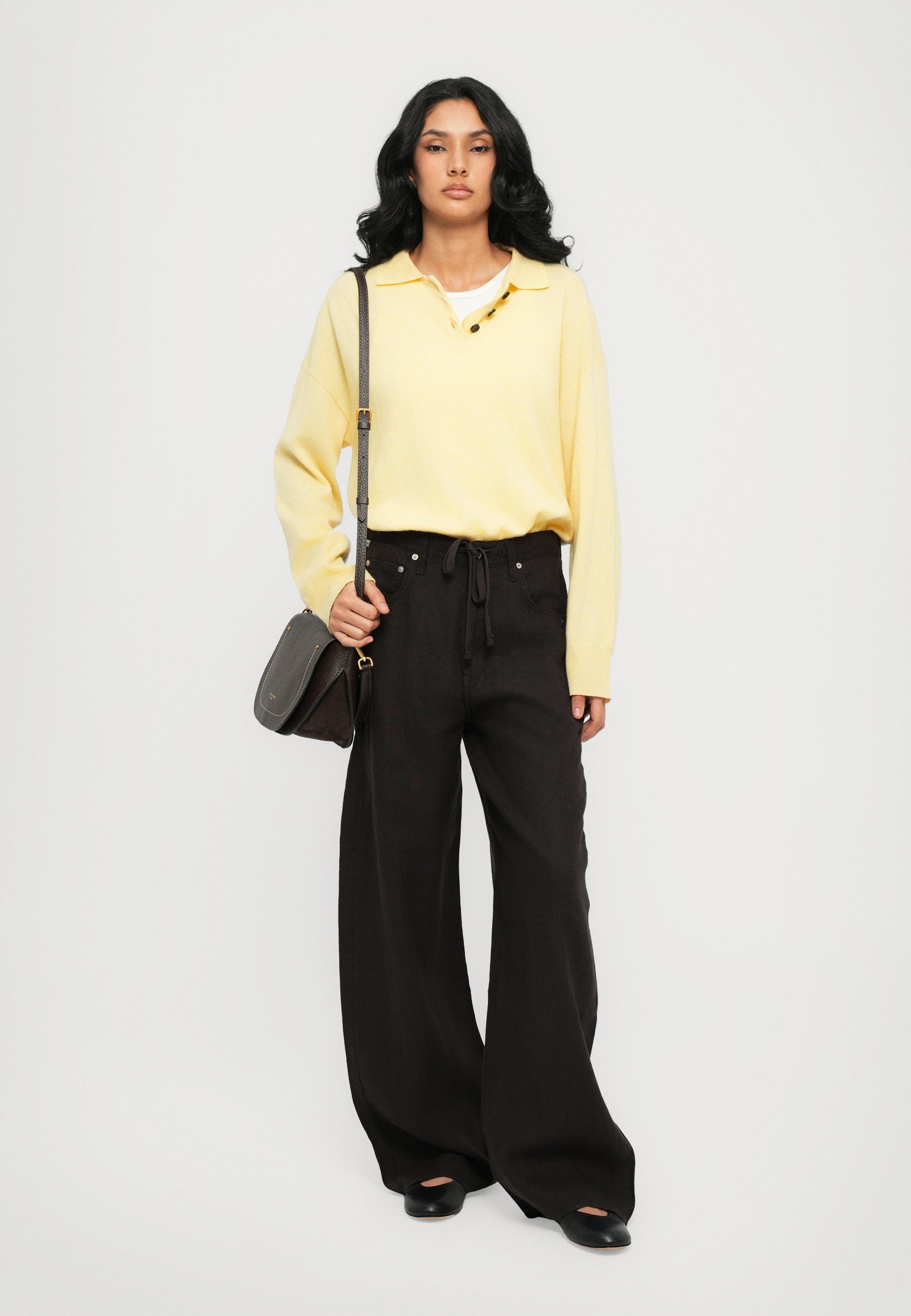 Pantaloni con coulisse Citizens of Humanity BRYNN - Pantaloni - cioccolato/marrone