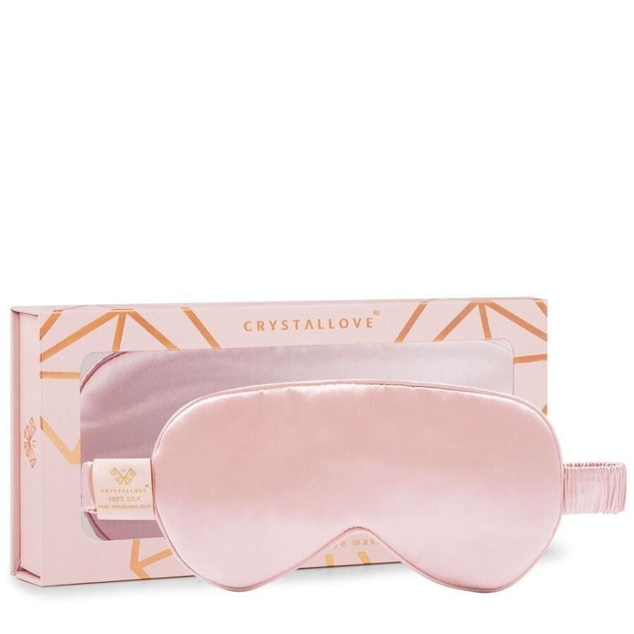 Crystallove zīda acu maska – Roze – 1 gab.