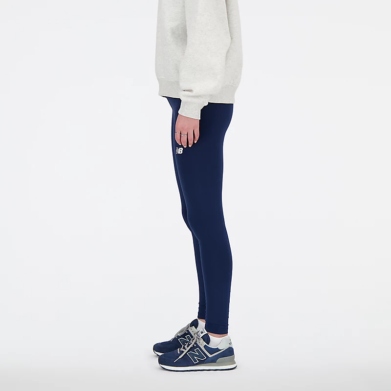 Damen-Leggings aus Baumwolle mit hohem Bund, 27 Zoll (ca. 69 cm) - NB NAVY