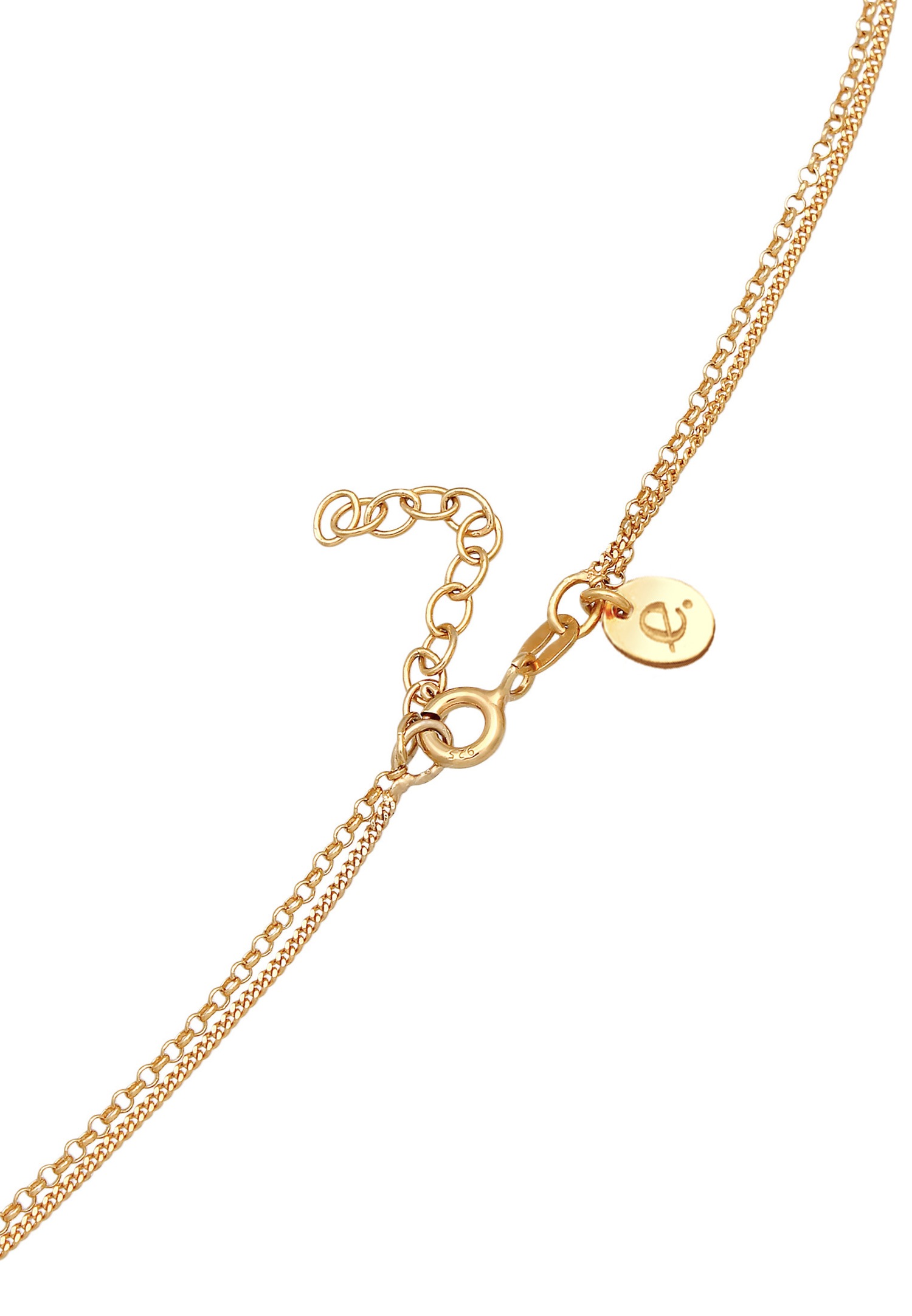 Elli PREMIUM Elli PREMIUM Collier Femmes Couches monnaie boho avec perles de culture d'eau douce en argent sterling 925