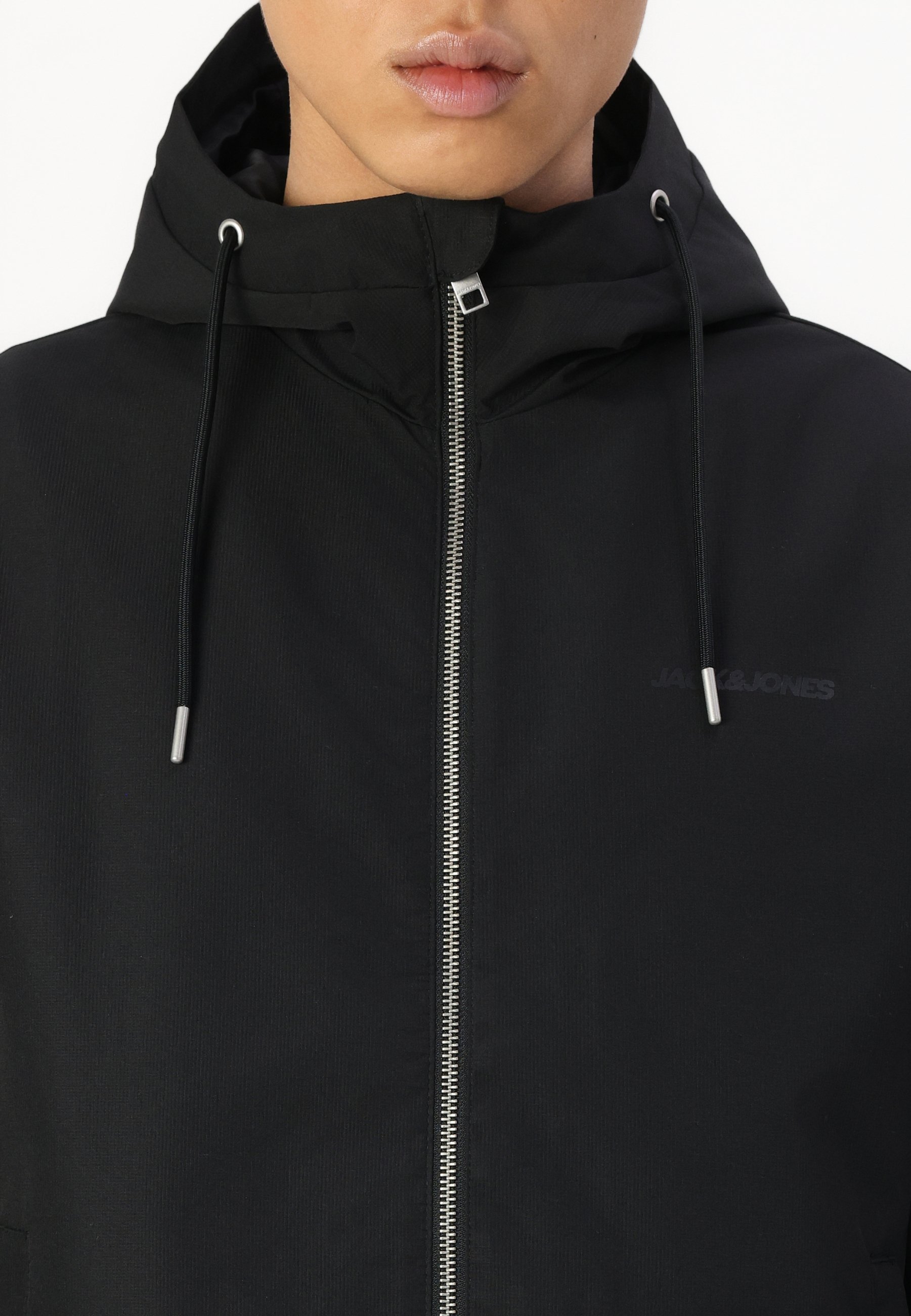 Jack & Jones ELEGANCE HOOD NOOS - Giacca leggera - nera