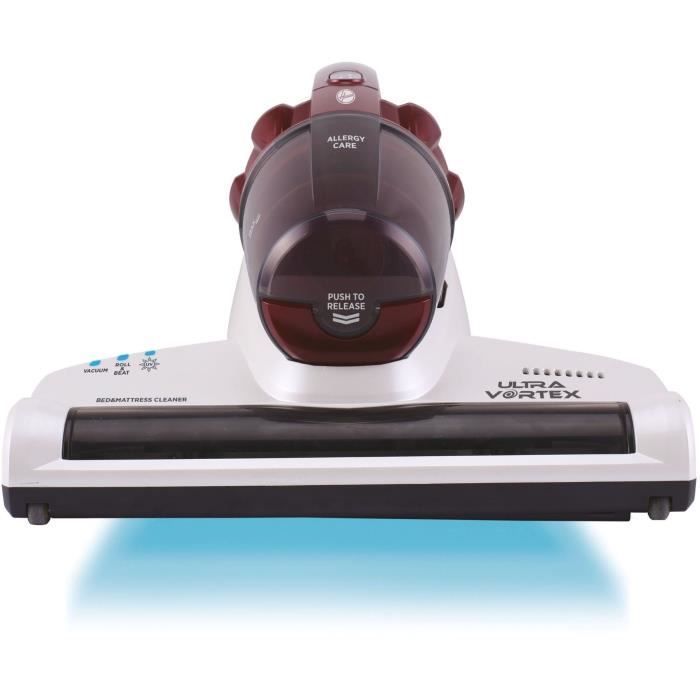 Ultra Vortex Matras- en Textielstofzuiger - HOOVER MBC500UV - 500 W - 0,3 L - Veilig voor huisdieren en allergiegevoelige materialen - Antibacteriële UV-C lamp