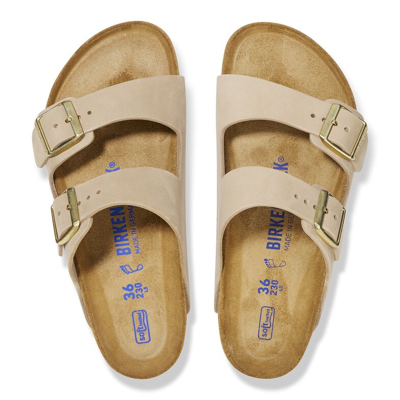Arizona plantare morbido Pelle Nubuck - Sandcastle Sandcastle