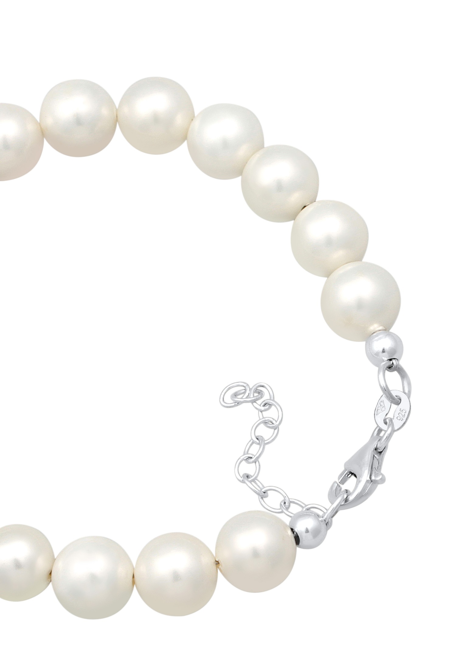 Nenalina Femmes Tendance Elégante avec perles de coquillage en argent sterling 925