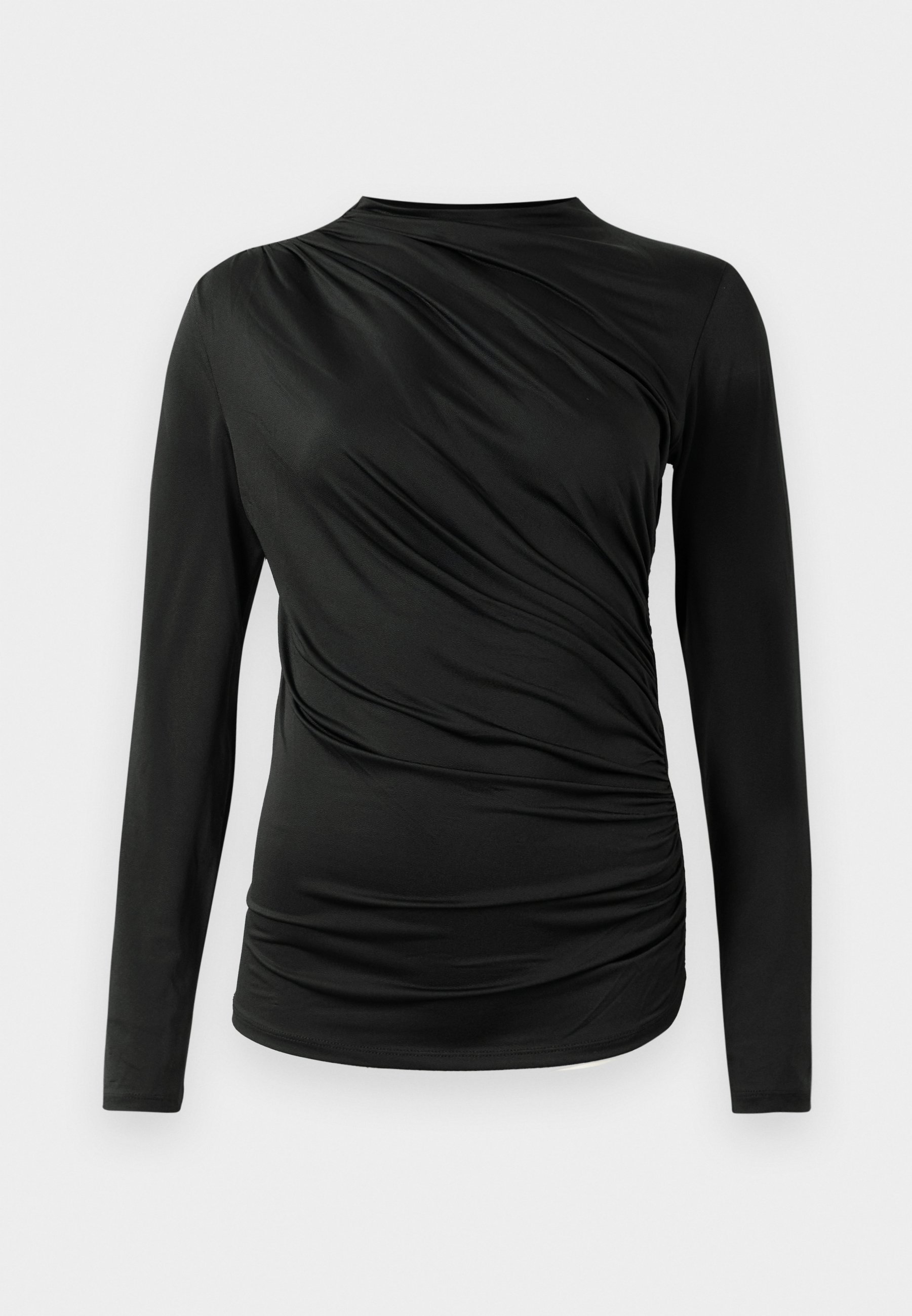 VILA VIZURNA FUNNEL NECK - Top met lange mouwen - zwarte schoonheid