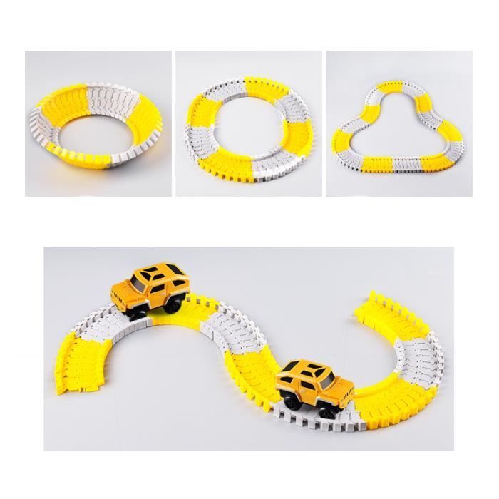 Circuit de Voiture - Modèle 234 - 6 Voitures - Flexible - Pour Enfants à Partir de 3 Ans