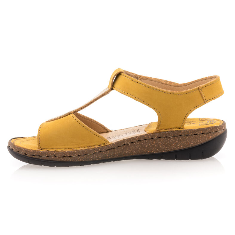 Gelbe Damen-Komfortschuhe