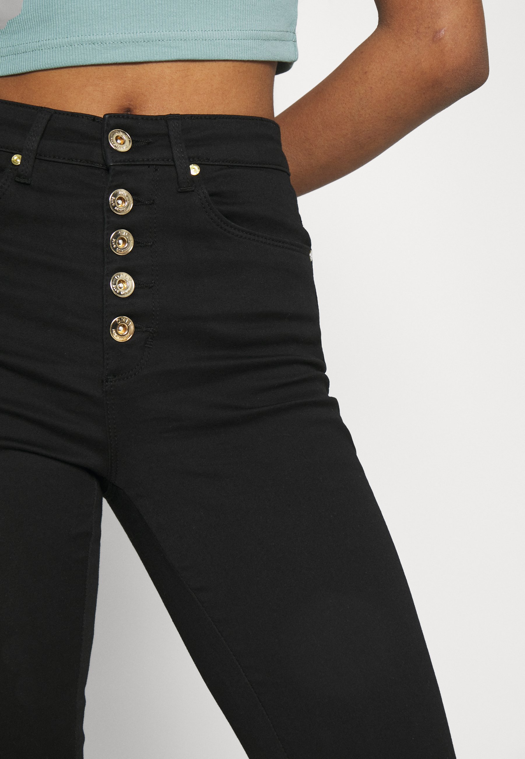 ALLEEN ONLROYAL FLY - Skinny Fit jeans - zwart