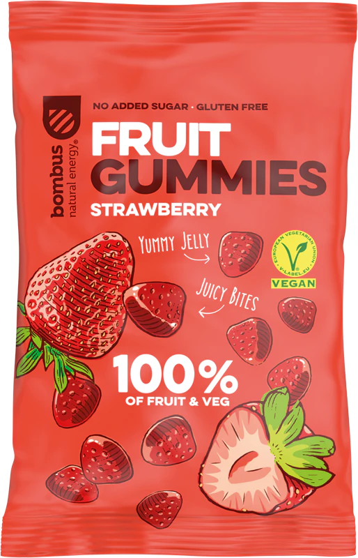Balas de goma Bombus Fruit Gummies