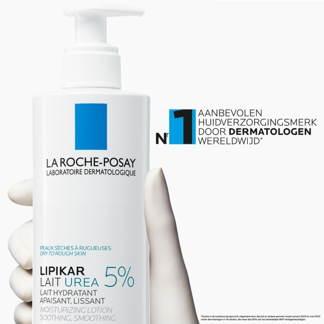 La Roche-Posay Lipikar Urea 5+ kūno losjonas, 400 ml