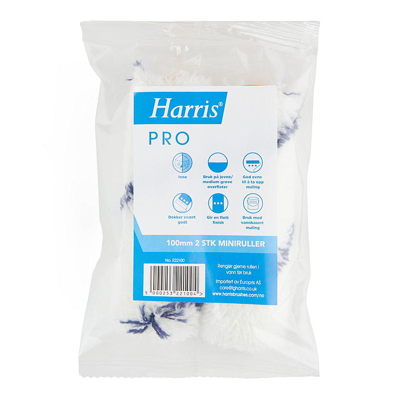 Rullo Harris mini 100 mm Poliacrilico, Pro