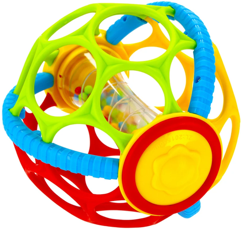 Bam-Bam Rassel Silikon-Bambus-Puzzle Lernspielzeug mit Rassel