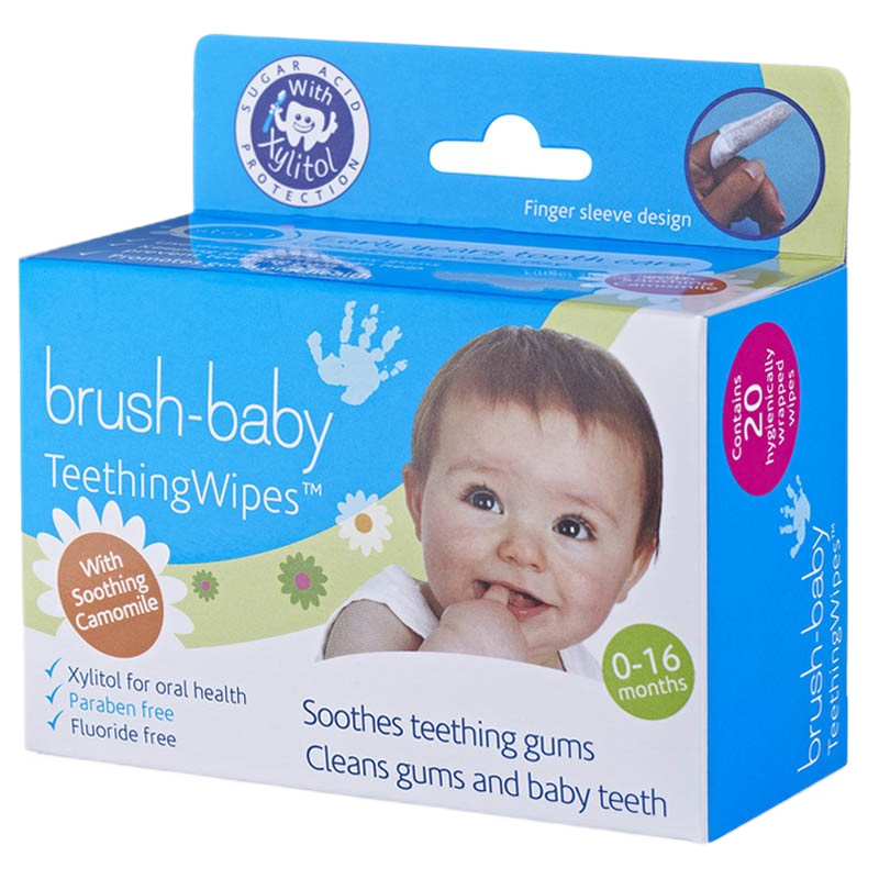 Salviette per la dentizione Brush-Baby
