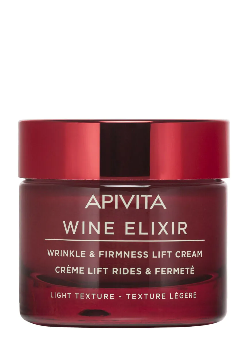 Apivita Wine Elixir Ujędrniająco-Liftingujący Lekki Krem Przeciwzmarszczkowy