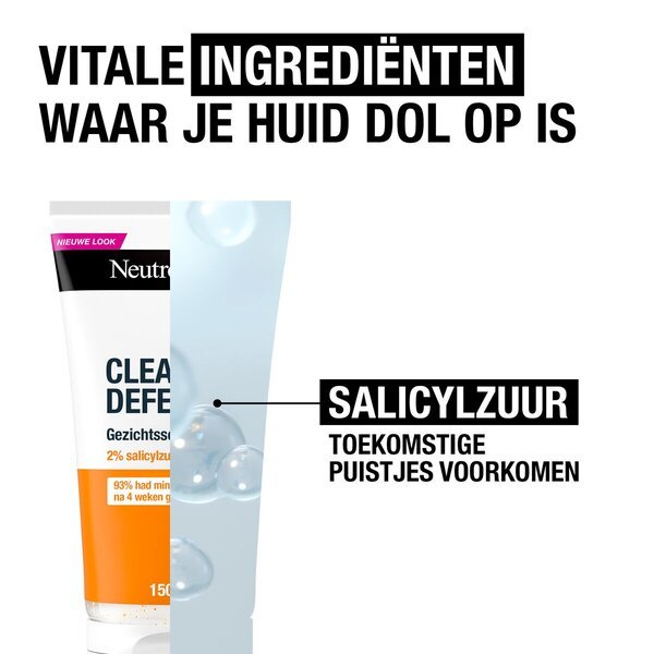 Neutrogena Clear & Defend peeling na tvár 150 ml
