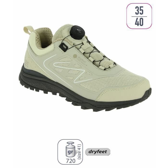 Chaussures de marche de randonnée tige basse Élémenterre Shingle - beige - 37