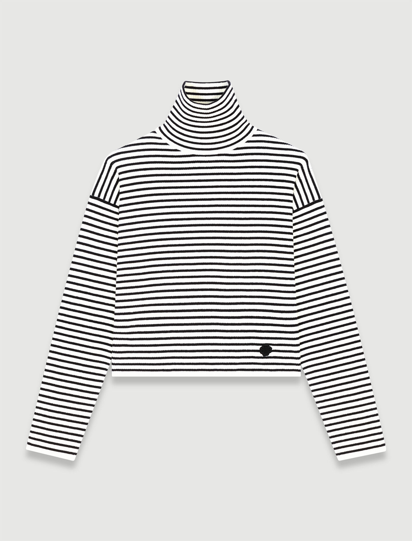 Gestreept shirt - Ecru Noir