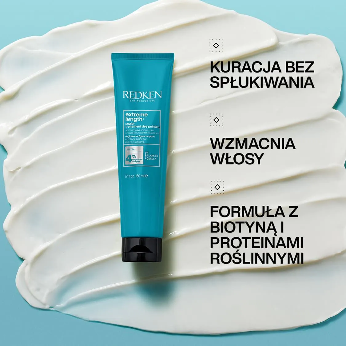 Redken Extreme Length Kuracja bez spłukiwania do włosów