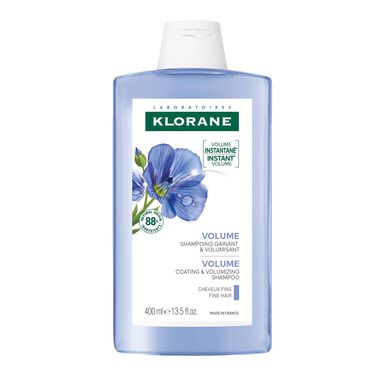 Klorane Flax Volume Fine Hair Shampoo, Flax Fiber Bio Volume Shampoo for fint hår