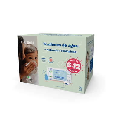 Mustela Toalhitas de Limpeza com Abacate para Bebé      12 x 60 un 12 x 60 un