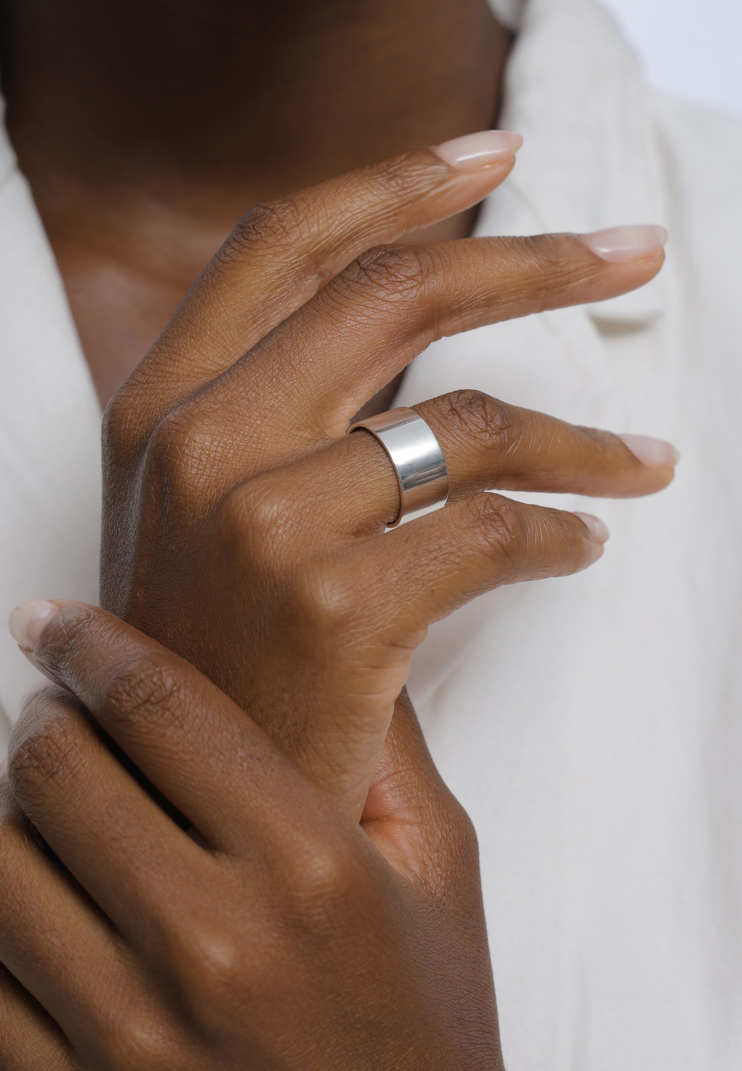 Elli Femmes Empilement Basique Géo en Argent Sterling 925