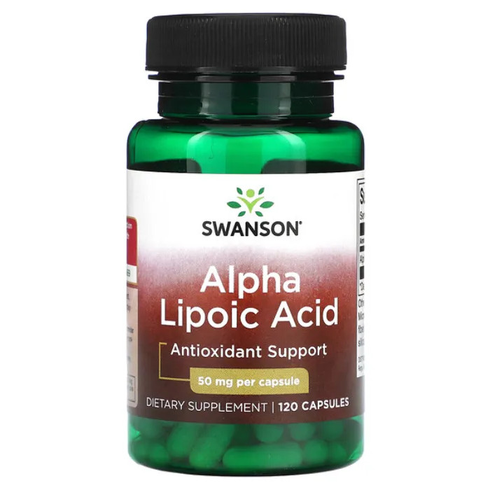 Swanson ALA Alfaliponsyra 50 mg