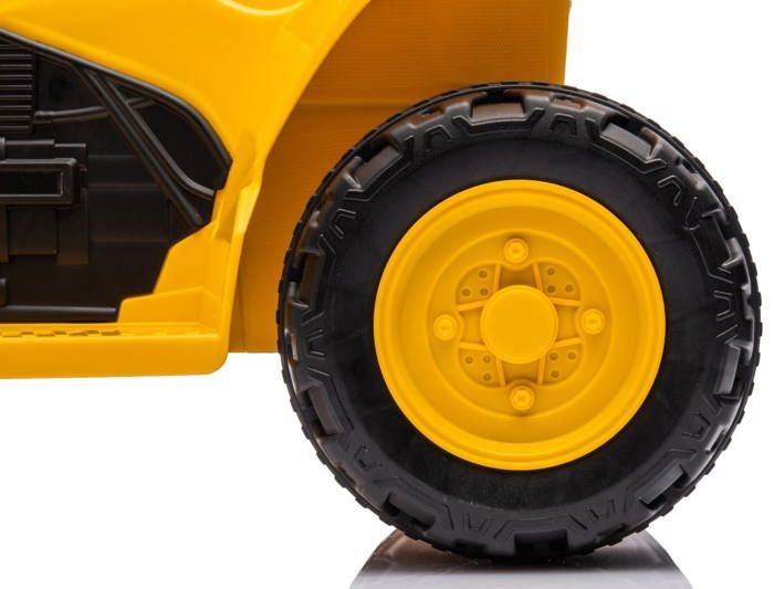 CAT TRX Quad Electric Ride-On Car for Children - 18 to 36 Months - 6V 4.5Ah - LED Light - Sound Signal - Yellow