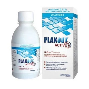 EMOFORM Emoform Plak Out Active 0,20% enjuague bucal 200 ml con clorhexidina