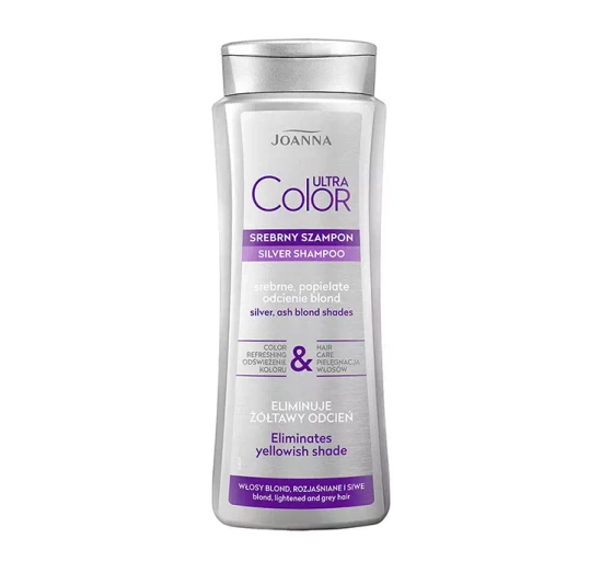 Joanna Ultra Color szampon do włosów srebrne popielate odcienie blond 400ml