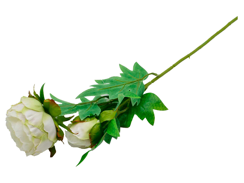 Peonia gałązka 60 cm biała