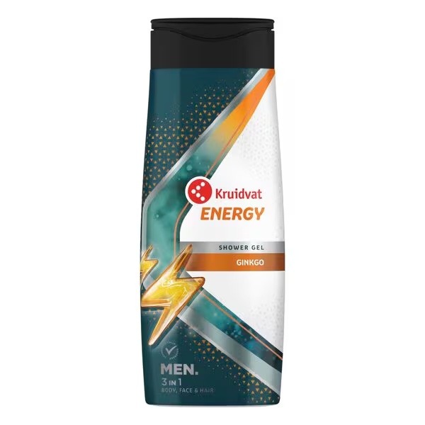 Kruidvat 3-v-1 energijski gel za prhanje<br>300ml