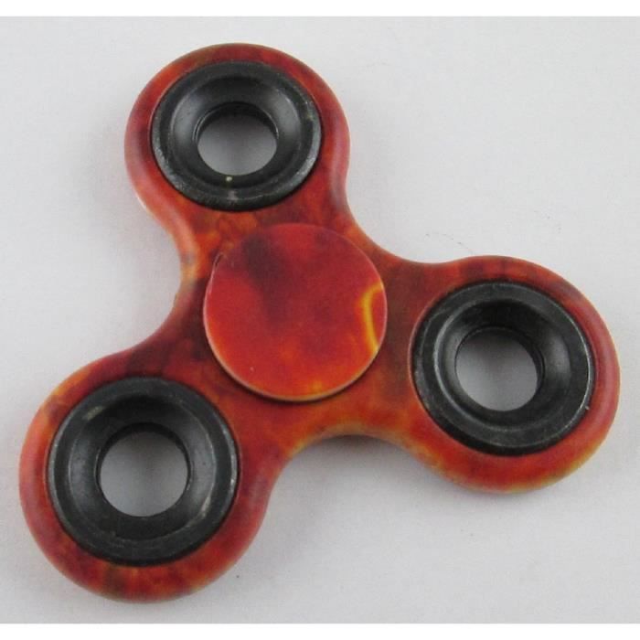 Spinner de mão vermelho antiestresse e ansiolítico