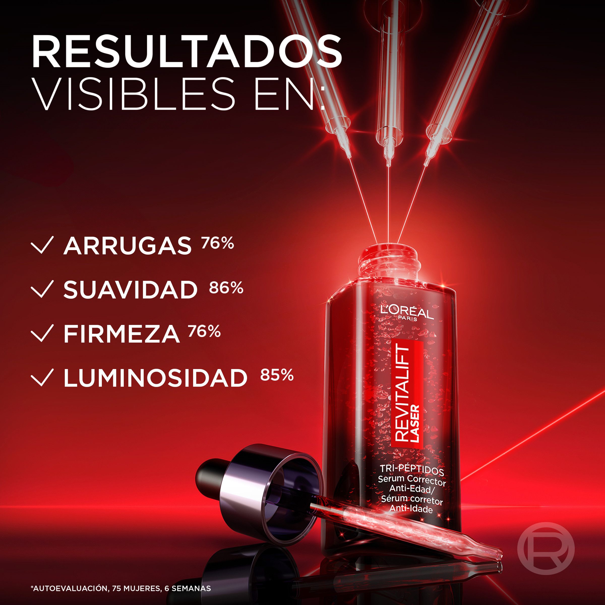 Revitalift Laser Serum dienas krēms SPF25 dāvanu komplekts Pretgrumbu un novecošanās aizkavēšanas krēmi