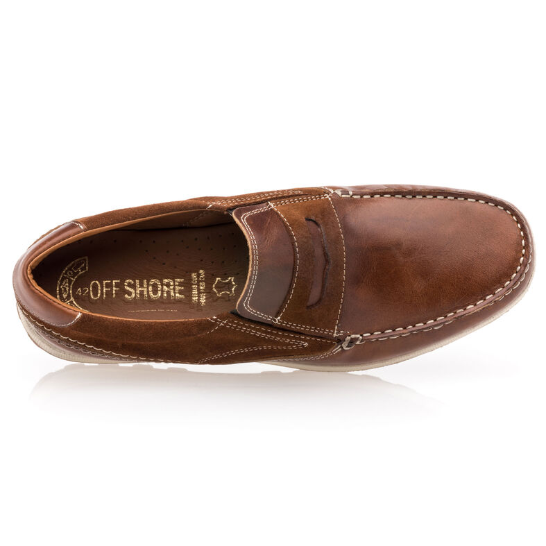 Miesten ruskeat loaferit/veneilykengät