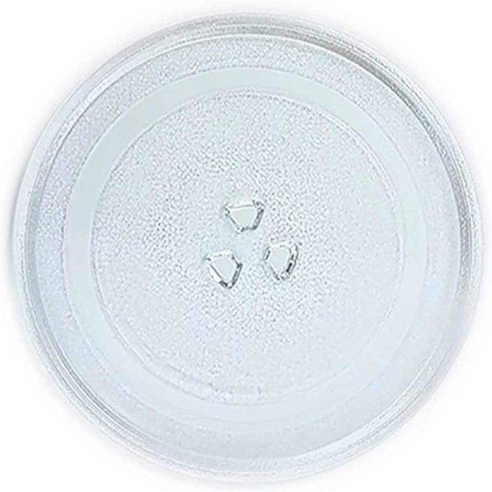 Plato giratorio universal de vidrio para microondas, 255 mm. Etiqueta