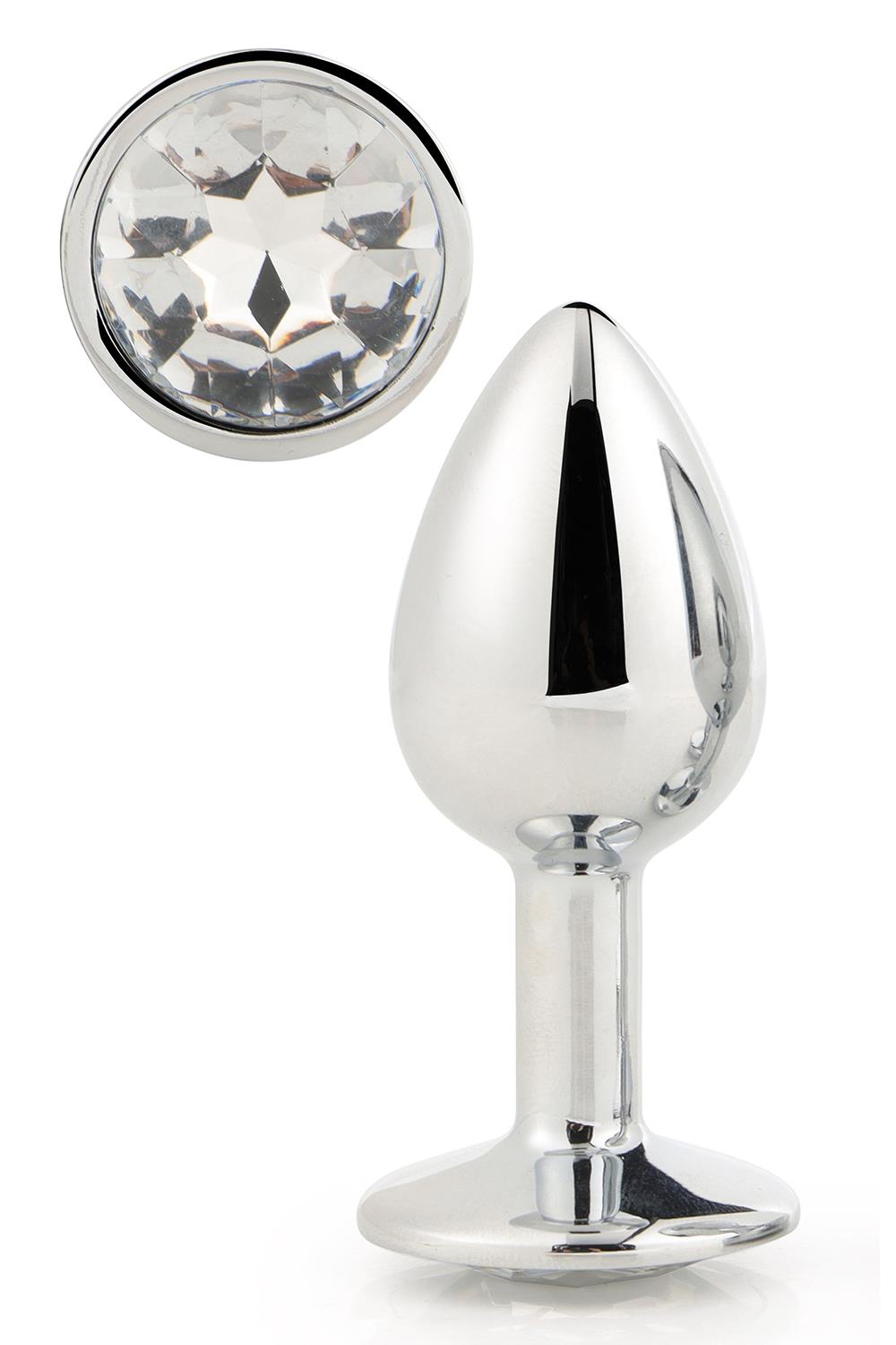 Dream Toys Gleaming Love Silver Plug Small