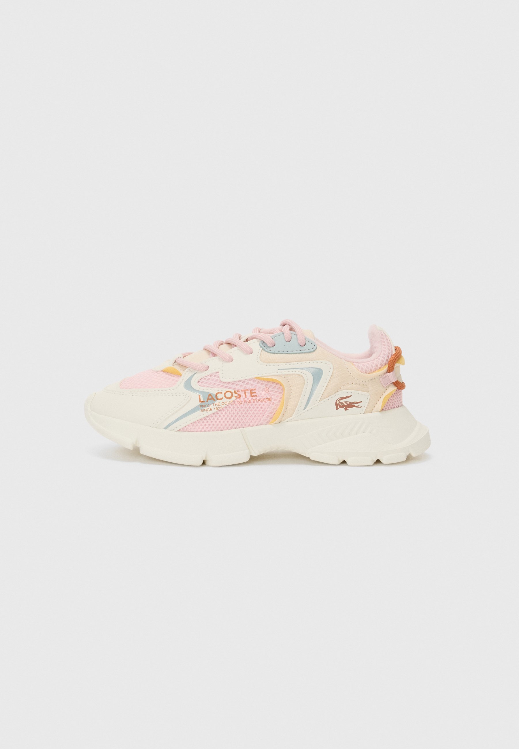 Lacoste JUNIOR L003 NEO UNISEX - Scarpe da ginnastica - rosa/marrone