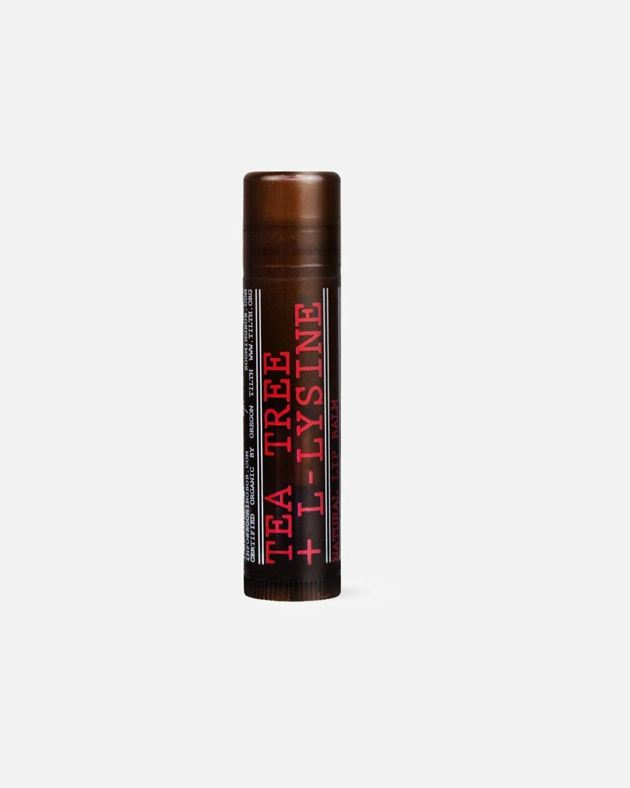 Balzam za ustnice Booming Bob z vonjem čajevca in L-lizina - 4,25 g