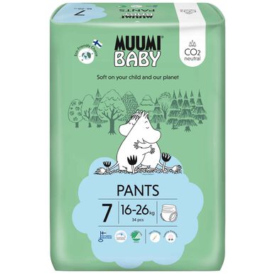 Muumi blöjbyxor Muumi 16-26 Kg Storlek 7 34 enheter 34 enheter