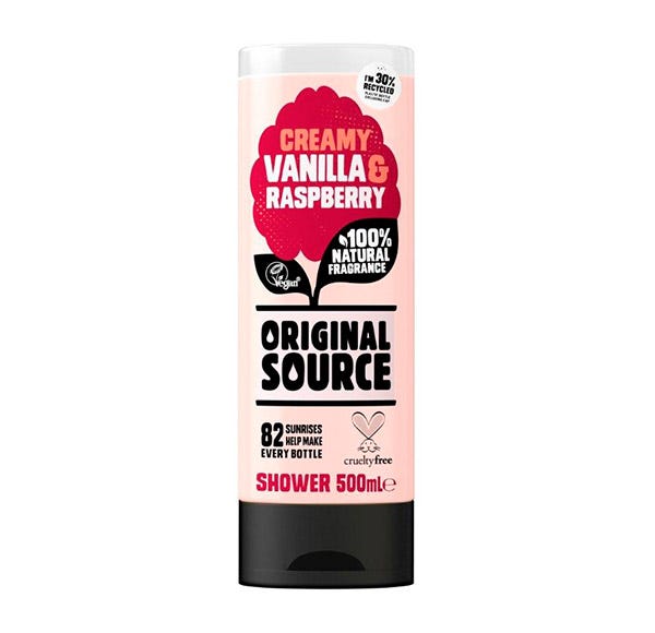 Krémová vanilka a malina | 500 ml
