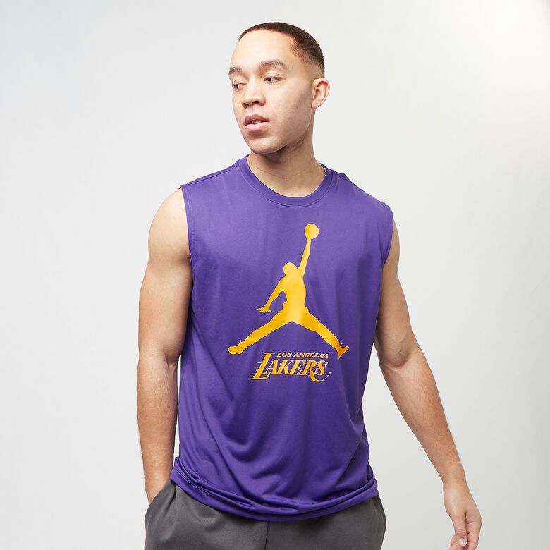 T-shirt senza maniche Jordan Essential degli NBA LA Lakers