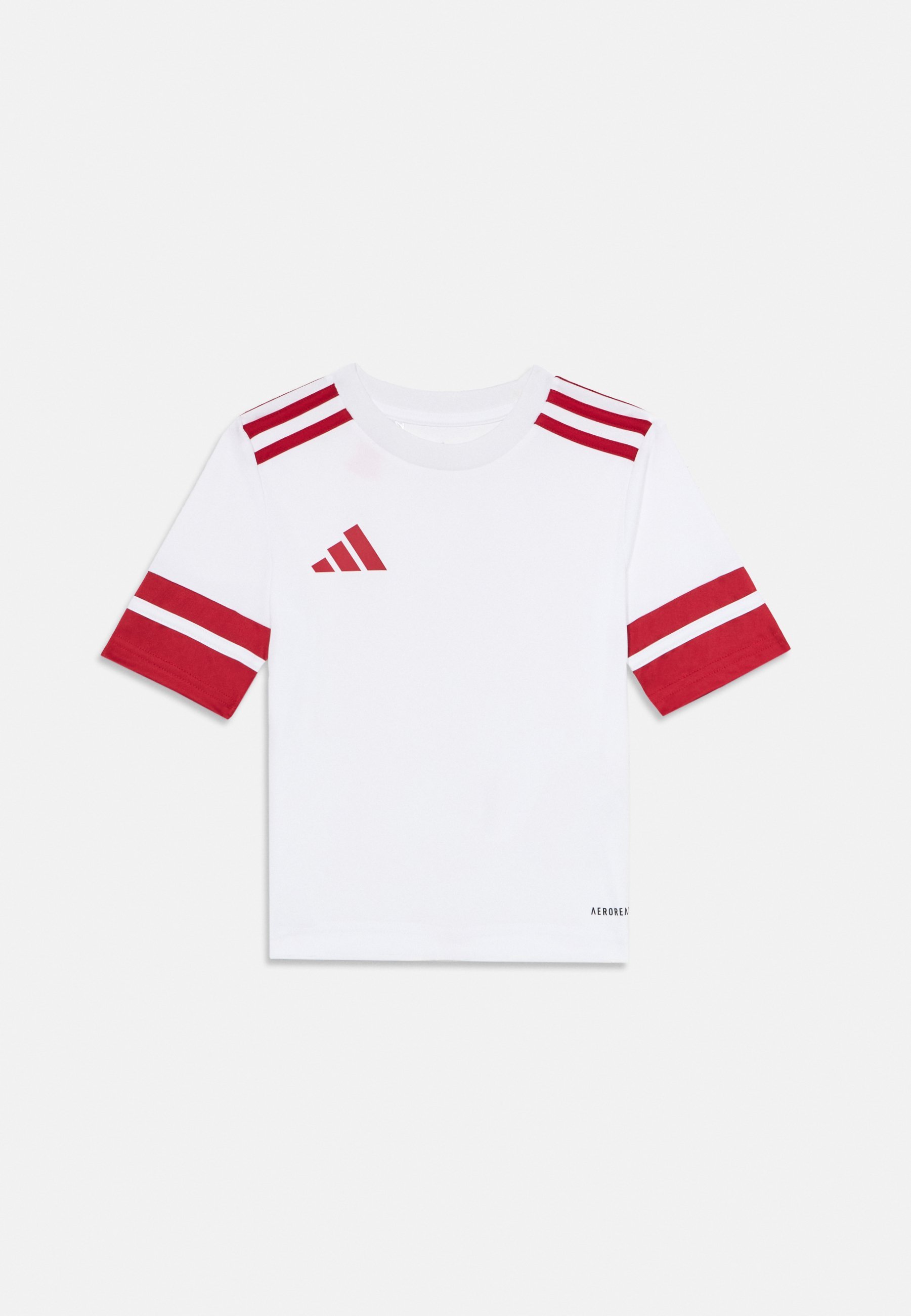 adidas Performance SQUADRA Kurzarm-Unisex-Sport-T-Shirt – weiß/rot