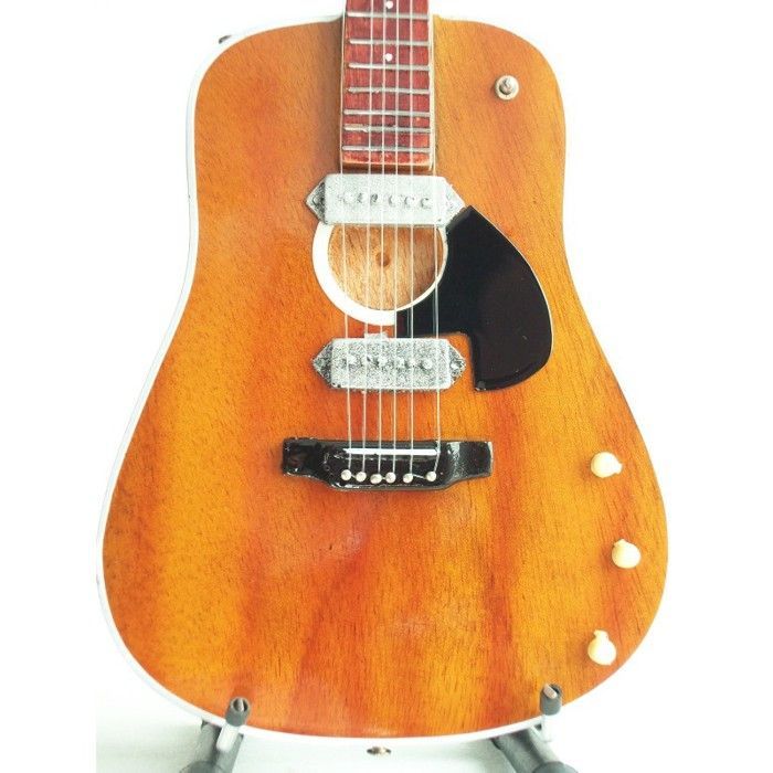 Kurt Cobain's Nirvana Martin miniature acoustic guitar