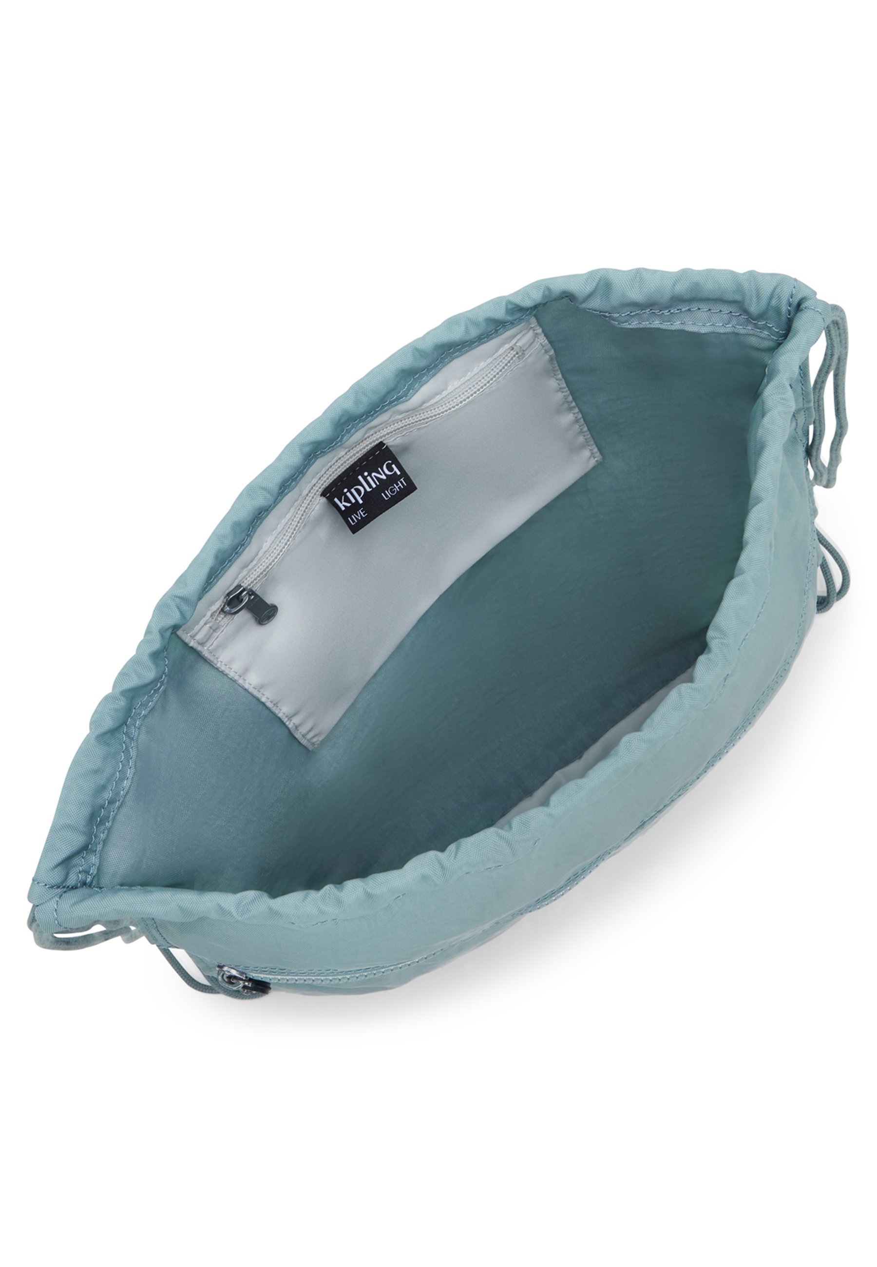 Kipling SUPERTABOO CENTER - Sporttas met trekkoord - relaxte grijze combinatie