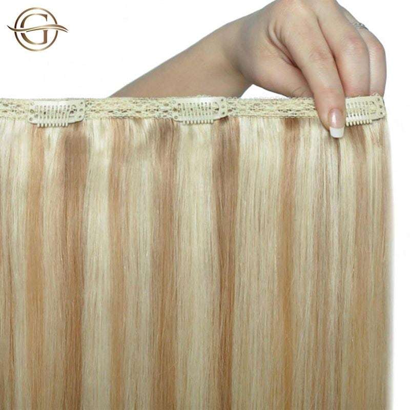 Gold24 Extensions GOLD24 Clip-in Extensions #4 Hnedé - 60 cm - 1 kus