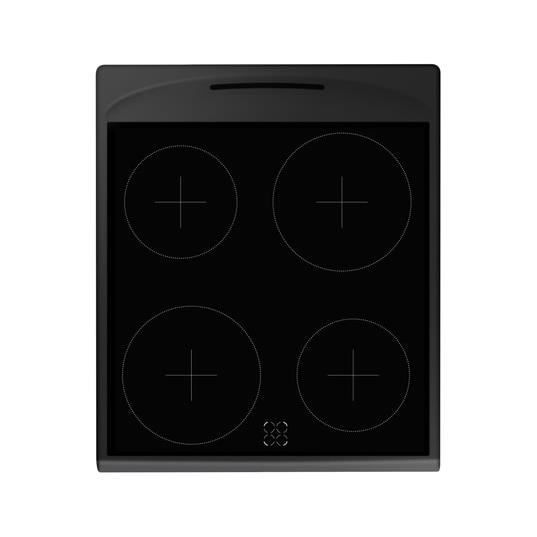 Cuisinière vitrocéramique - FAGOR - FACV203N - 4 foyers Hilight - Four multifonction - 62L