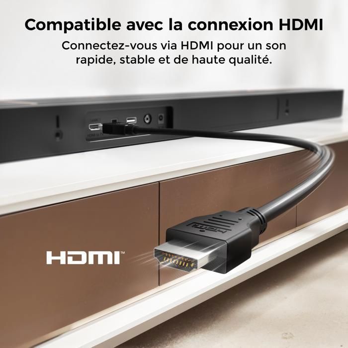 Ultimea Barre de son Skywave F40 Boom - Système Surround TV 5.1.2ch avce Dolby Atmos - Barre de Son pour Home Cinéma - 460 W
